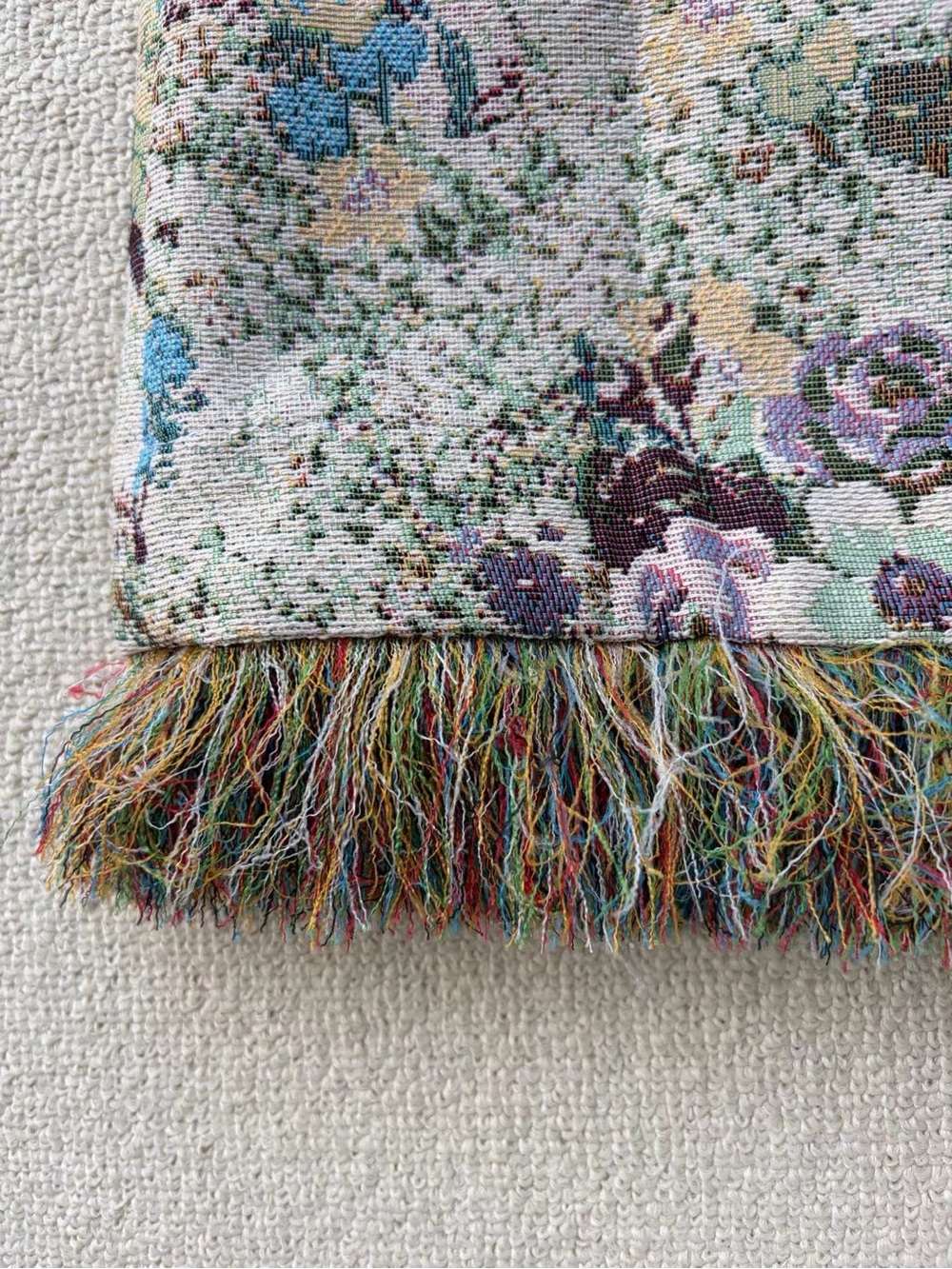 Alemais Whitney Skirt Floral Tweed Fringe Midi Skirt, 6 8 10 12 - Picture 8 of 10